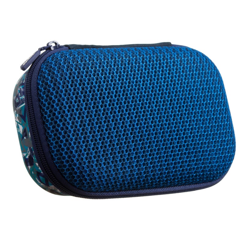 ZIPIT Mesh Pencil Box, Sporty Large Capacity Pencil Case for School, Stationery Organizer Box ,Blue - Image 1